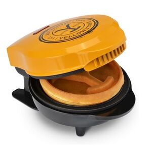 Yellowstone Orange 4 inch Mini Waffler Maker NIB NWT NEW